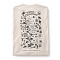 Surf style T-shirt 'Spots'